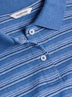 Sunny Polo - Blue Stripe