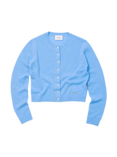W. Cashmere Cardigan - Blue