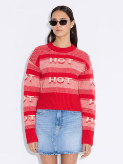 Hot Cropped Crew - Red