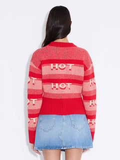 Hot Cropped Crew - Red
