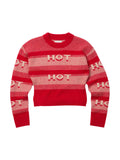Hot Cropped Crew - Red