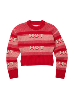 Hot Cropped Crew - Red