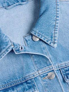 W Cropped Denim Jacket - Lt. Blue