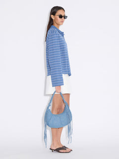 Cocoon Denim Small Bag - Mid Blue