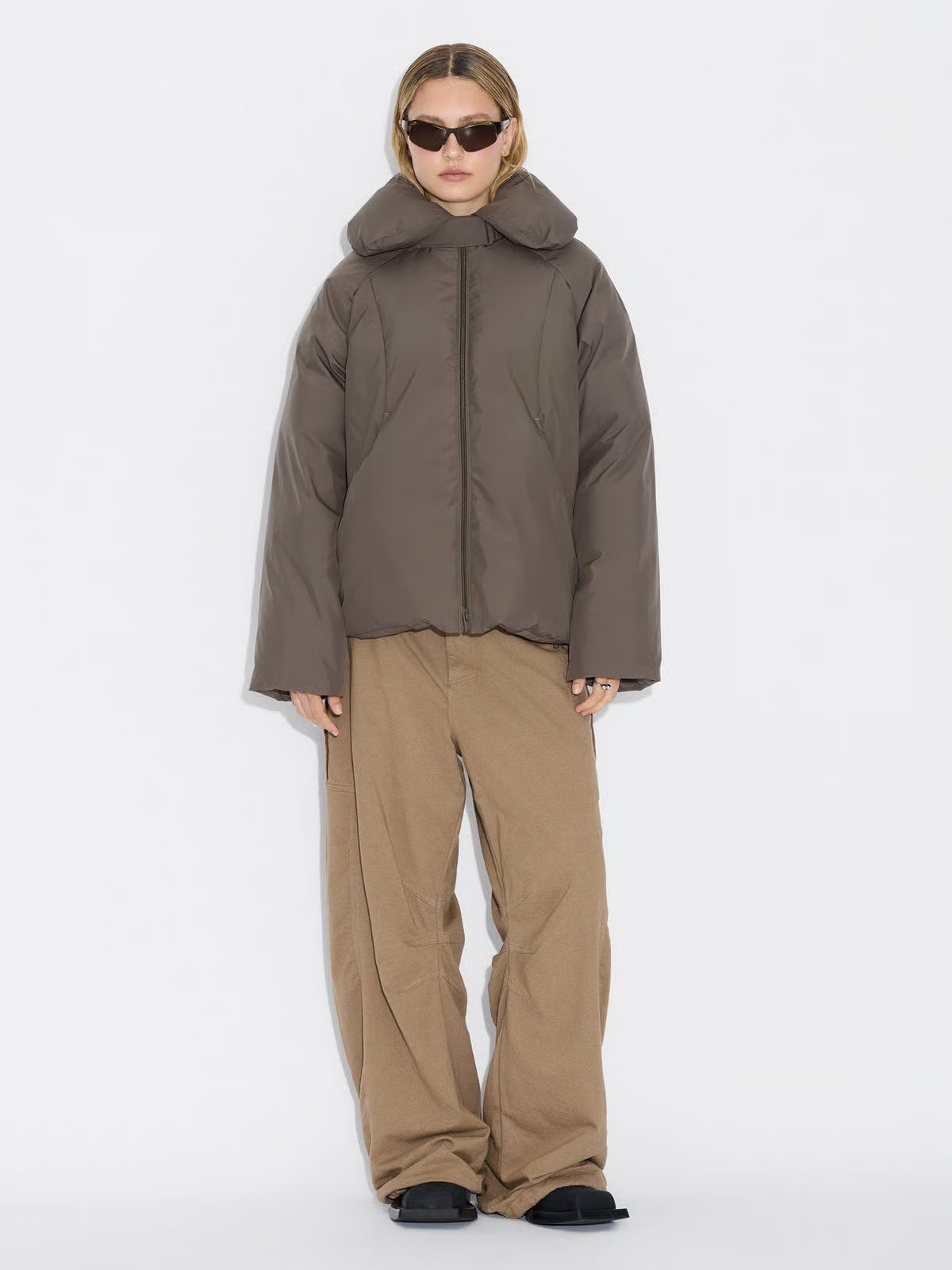 Vikki Down Jacket - Taupe