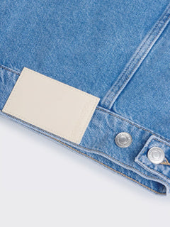 W Cropped Denim Jacket - Lt. Blue