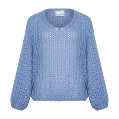 Joseph Knit Sweater - Dusty Blue
