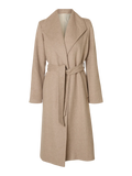 Rosa Wool Blend Coat - Sandshell Melange