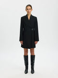 Lisa Blazer Dress - Black