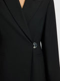 Lisa Blazer Dress - Black