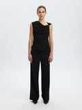Olga Sl Slim Top - Black
