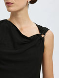 Olga Sl Slim Top - Black