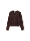 N-Margrit Knit Cardigan - Mahogany