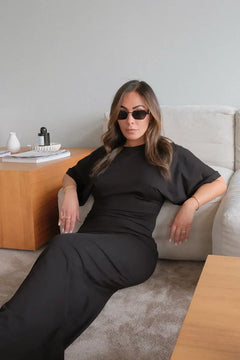 Dna Long Dress - Black