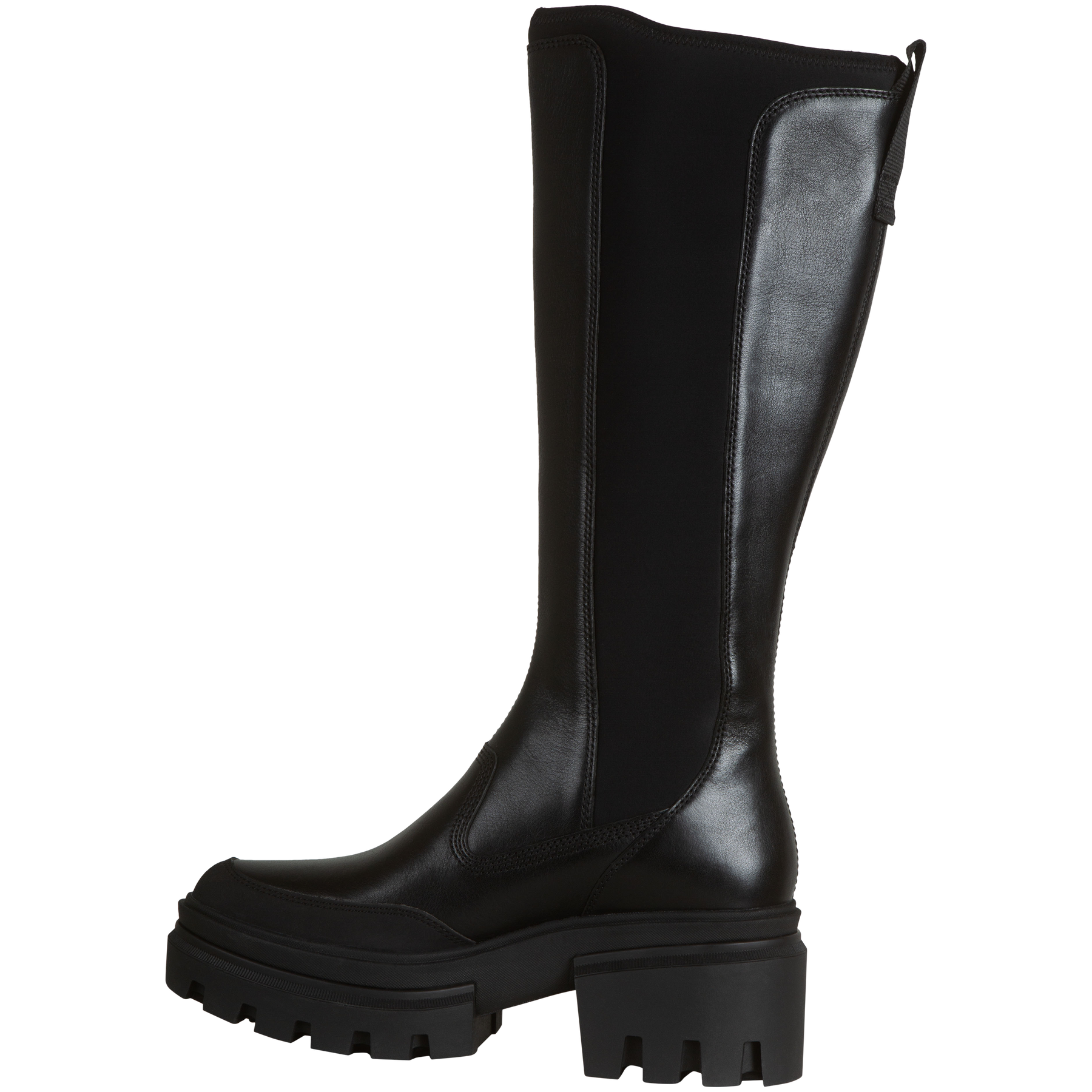Everleigh Tall Pull On Boot - Jet Black