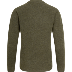Lulu Ls Knit O-Neck - Dusky Green