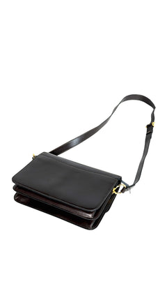 Celine Box Shoulder Bag - Dark Brown