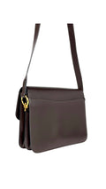 Celine Box Shoulder Bag - Dark Brown