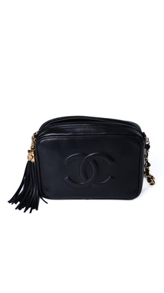 Chanel Camera Shoulder Bag - Black