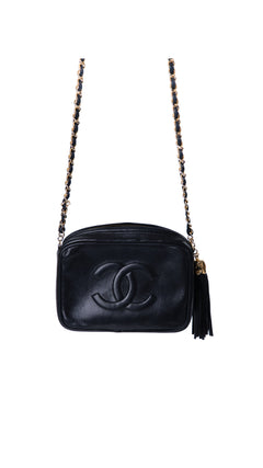 Chanel Camera Shoulder Bag - Black