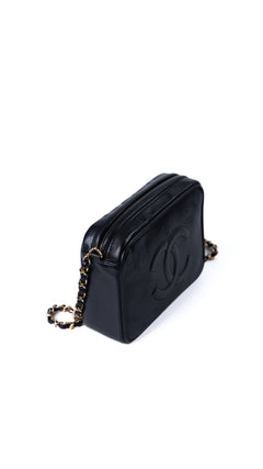 Chanel Camera Shoulder Bag - Black