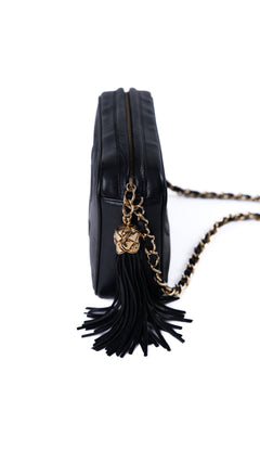 Chanel Camera Shoulder Bag - Black