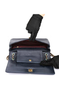 Chanel Mademoiselle Flap Bag Medium - Navy