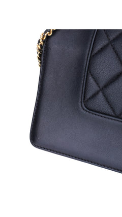 Chanel Mademoiselle Flap Bag Medium - Navy