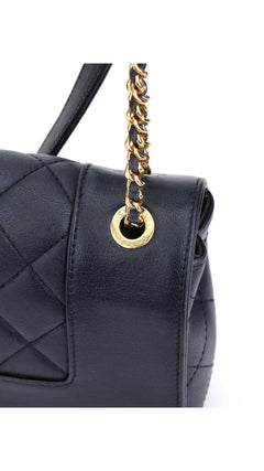 Chanel Mademoiselle Flap Bag Medium - Navy