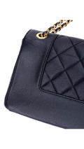 Chanel Mademoiselle Flap Bag Medium - Navy
