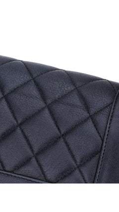 Chanel Mademoiselle Flap Bag Medium - Navy