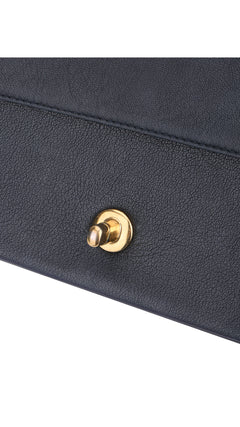 Chanel Mademoiselle Flap Bag Medium - Navy