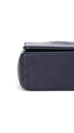 Chanel Mademoiselle Flap Bag Medium - Navy