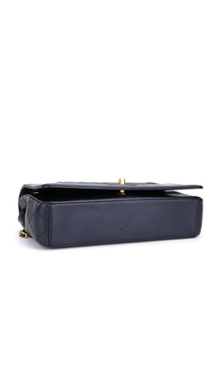 Chanel Mademoiselle Flap Bag Medium - Navy
