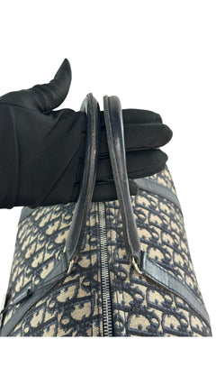 Dior Boston Bag Size 30 - Black Monogram