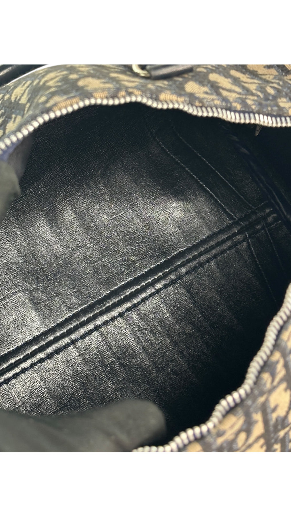 Dior Boston Bag Size 30 - Black Monogram