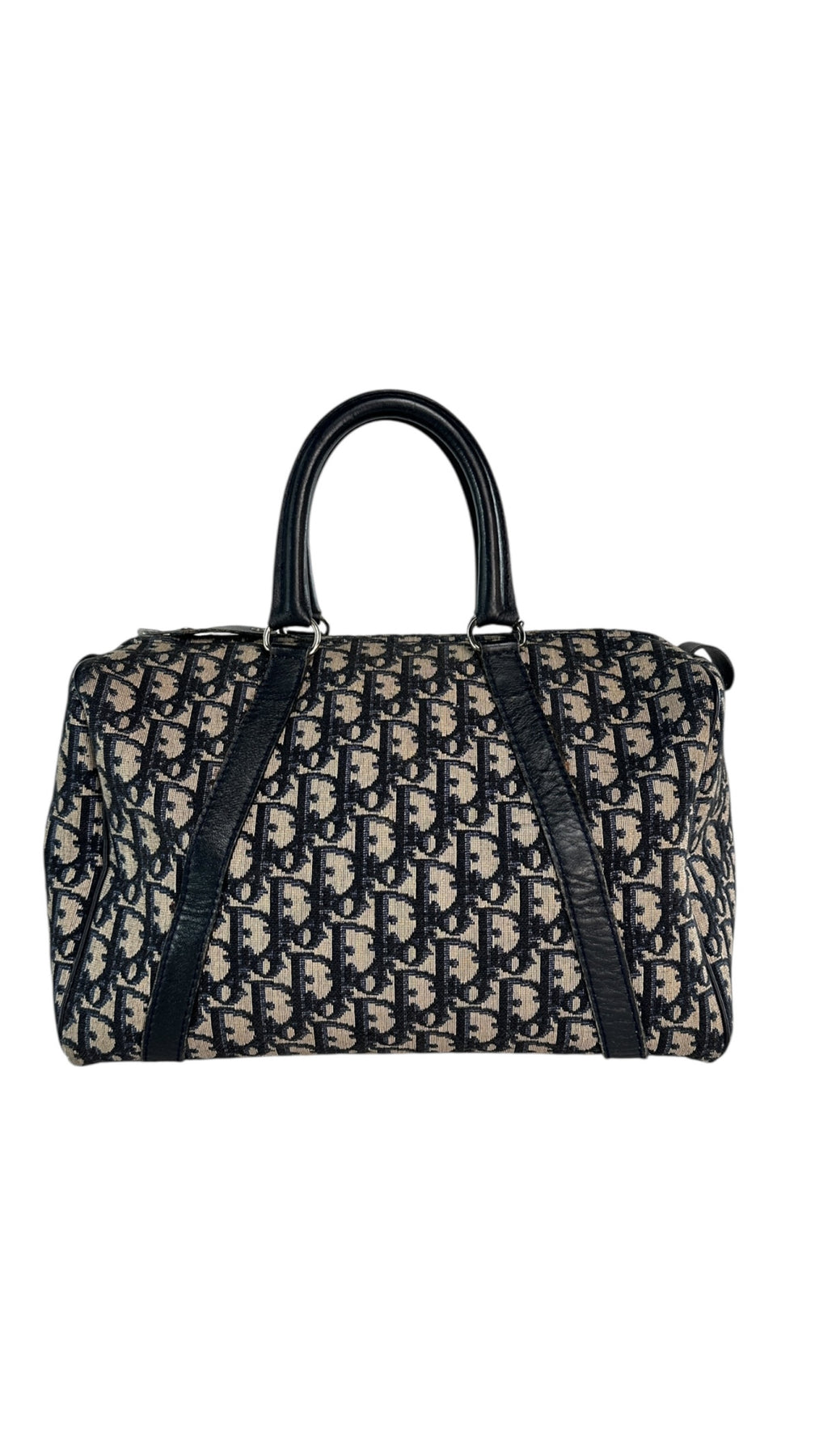 Dior Boston Bag Size 30 - Black Monogram
