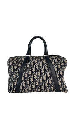 Dior Boston Bag Size 30 - Black Monogram