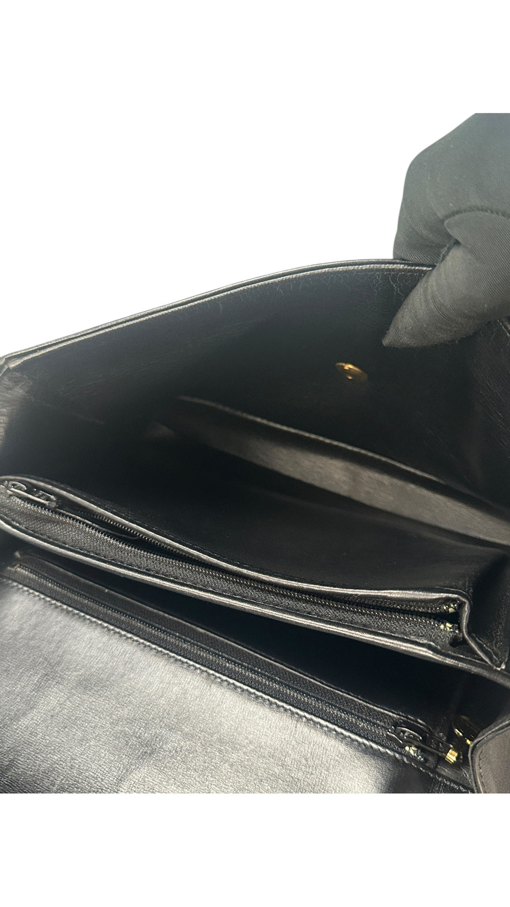Dior CD Logo Shoulder Bag - Black