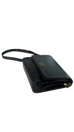 Dior CD Logo Shoulder Bag - Black