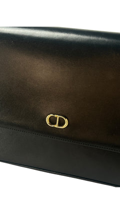 Dior CD Logo Shoulder Bag - Black