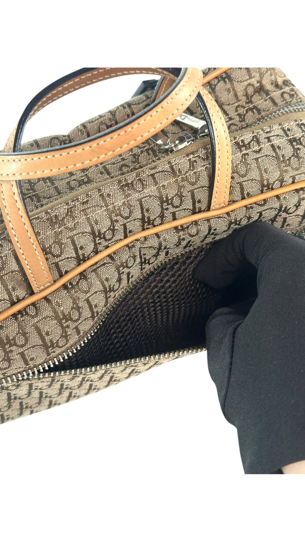 Dior Monogram Handbag - Beige