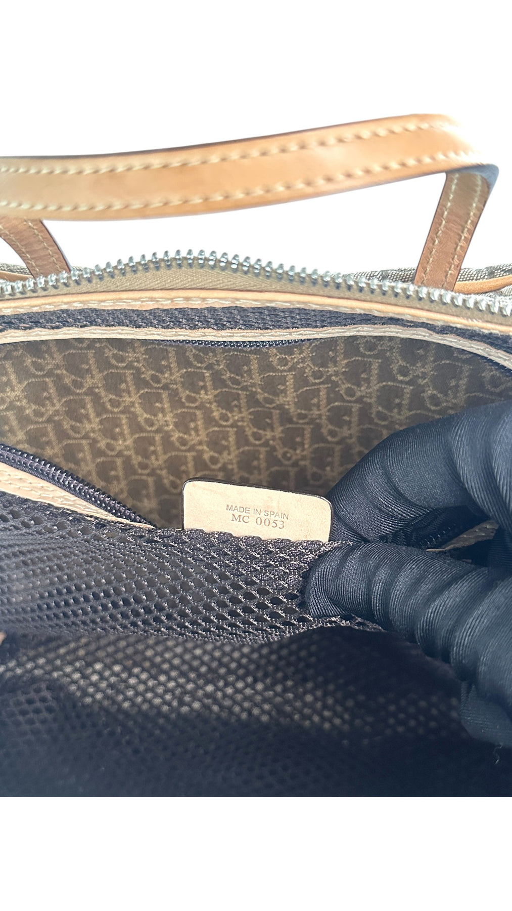 Dior Monogram Handbag - Beige