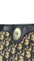 Dior Trotter Canvas Shoulder Bag - Black