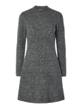Yasdolly Ls Knit Dress - Medium Grey Melange