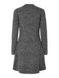 Yasdolly Ls Knit Dress - Medium Grey Melange