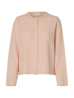 Lulu New Ls Knit Cardigan - Pale Dogwood Melange