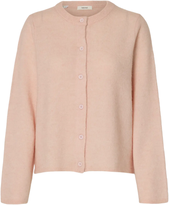 Lulu New Ls Knit Cardigan - Pale Dogwood Melange