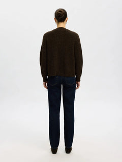 Lulu Ls Knit Short Cardigan - Delicioso Melange