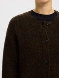Lulu Ls Knit Short Cardigan - Delicioso Melange